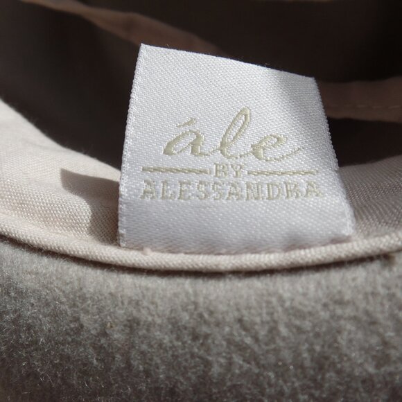 Free People Distressed Ivory Ribbon Bow Wool Hat Ale Alessandrea - Picture 7 of 8